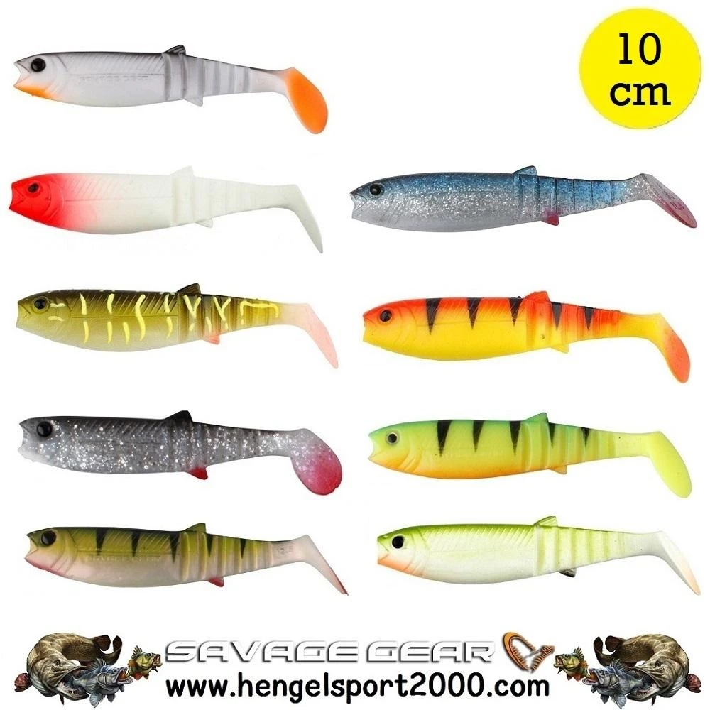Savage Gear Cannibal Shad 10 Cm | Golden Ambulance 1 Savage Gear Cannibal Shad 10 Cm | Golden Ambulance