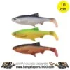 Savage Gear 3D Roach Paddle Tail Shad 10 Cm (3 Stuks) | Dirty Roach