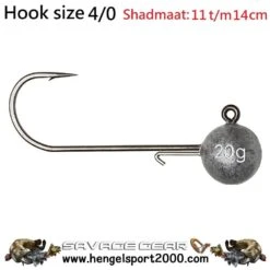 Savage Gear Ball Jig Heads Tournament Hook 4-0 (3 Stuks) | 5 Gram 3PCS