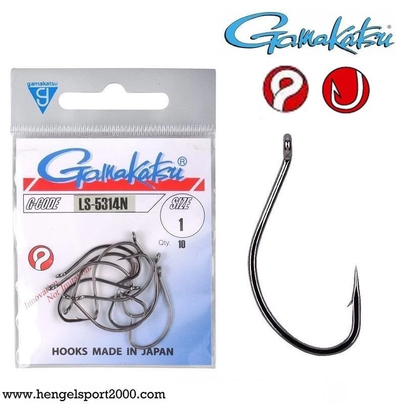 Gamakatsu LS-5314N Dropshot Haak 1 Gamakatsu LS-5314N Dropshot Haak