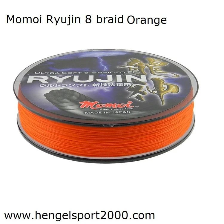 Momoi Ryujin 8 Braid PE Lines Orange | 0.06 Mm - 6 Kg 2 Momoi Ryujin 8 Braid PE Lines Orange | 0.06 Mm - 6 Kg - Afbeelding 2