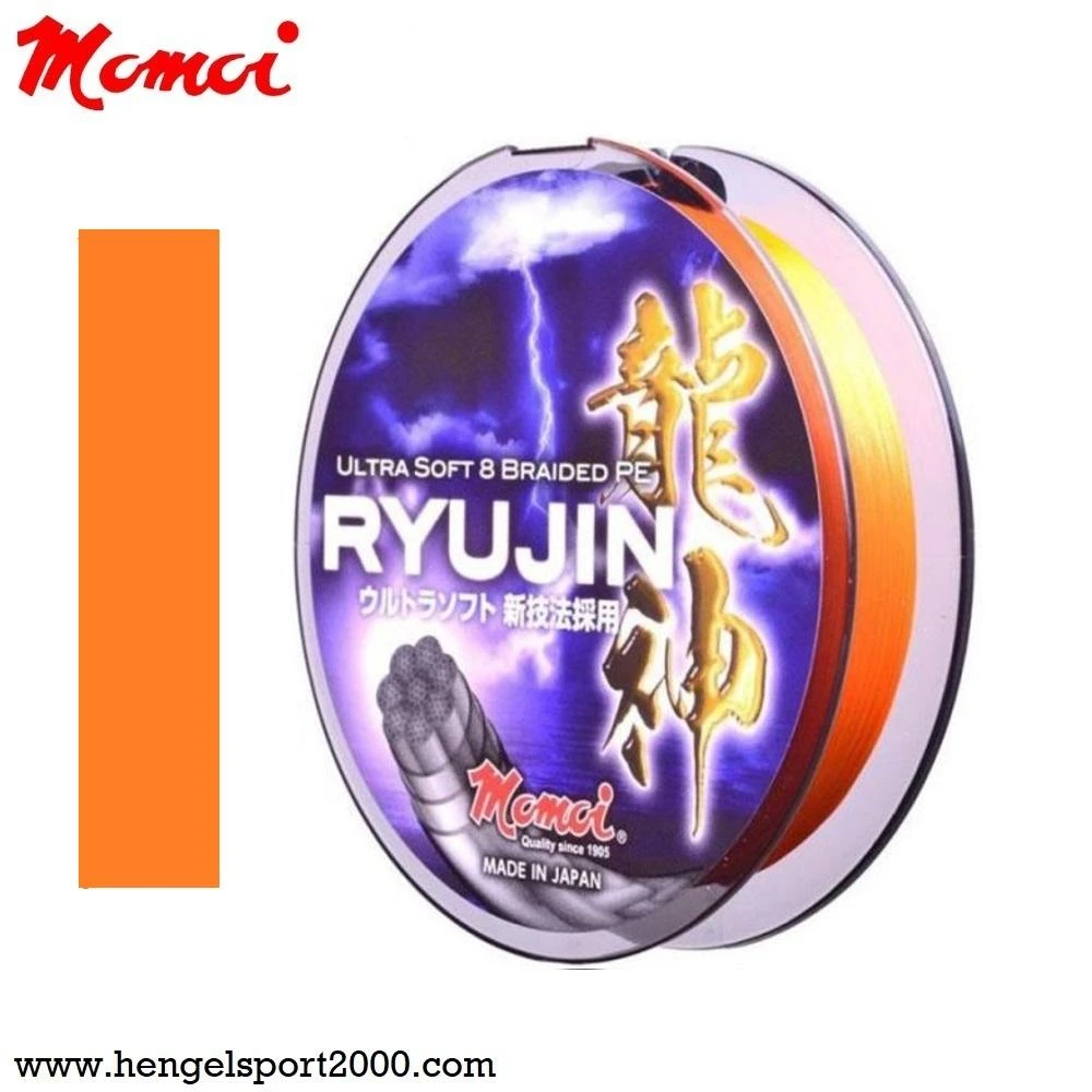 Momoi Ryujin 8 Braid PE Lines Orange | 0.06 Mm - 6 Kg 1 Momoi Ryujin 8 Braid PE Lines Orange | 0.06 Mm - 6 Kg