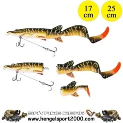 Savage Gear 3D Hybrid Pike | Albino 25cm