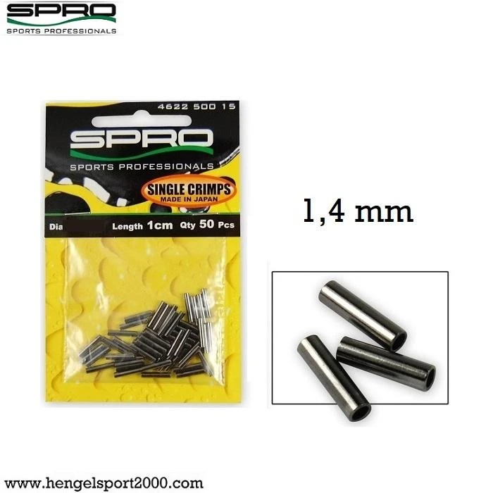 Spro Pike Fighter Single Crimps | 1.4 Mm 2 Spro Pike Fighter Single Crimps | 1.4 Mm - Afbeelding 2