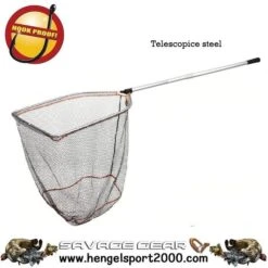 Savage Gear Pro Tele Folding Net XL 85x70x80cm Rubber Mesh 20mm