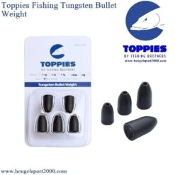 Toppies Fishing Tungsten Bullet Weight | 3.5g (5PCS)