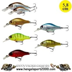 Savage Gear Gravity Crank MR 5.8 Cm | Blue Chrome