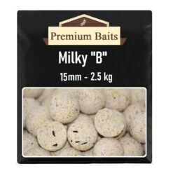 Premium Milky B Boilies 15mm 2,5 Kg