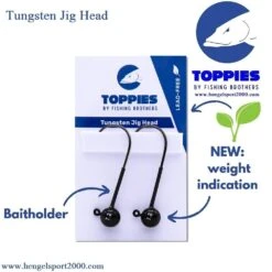 Toppies Fishing Tungsten Jigheads Black 5.3 Gram | H1 (3 PCS) 8 Toppies Fishing Tungsten Jigheads Black 5.3 Gram | H1 (3 PCS) -Visuitrusting Winkel 4ba51dbd24261169ecb15001355f7ee3