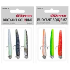 Korum Snapper Buoyant Squirmz | Fluoro 7,5cm