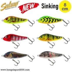 Salmo Rattlin Slider 8 Cm | Bright Perch
