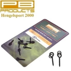 PB Products Round Ring Bait Screw 12mm 10pcs