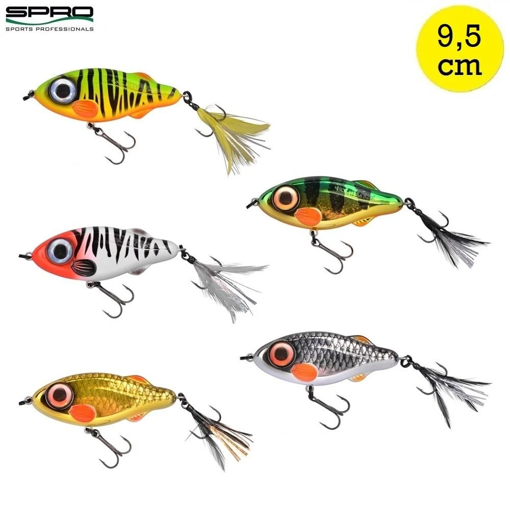 Spro Fat Iris Flash Jerk 95 | Firetiger 1 Spro Fat Iris Flash Jerk 95 | Firetiger