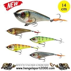 Savage Gear Deviator 14cm | Green Silver