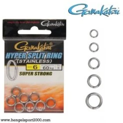 Gamakatsu Hyper Split Ring | Maat 2 - 9kg