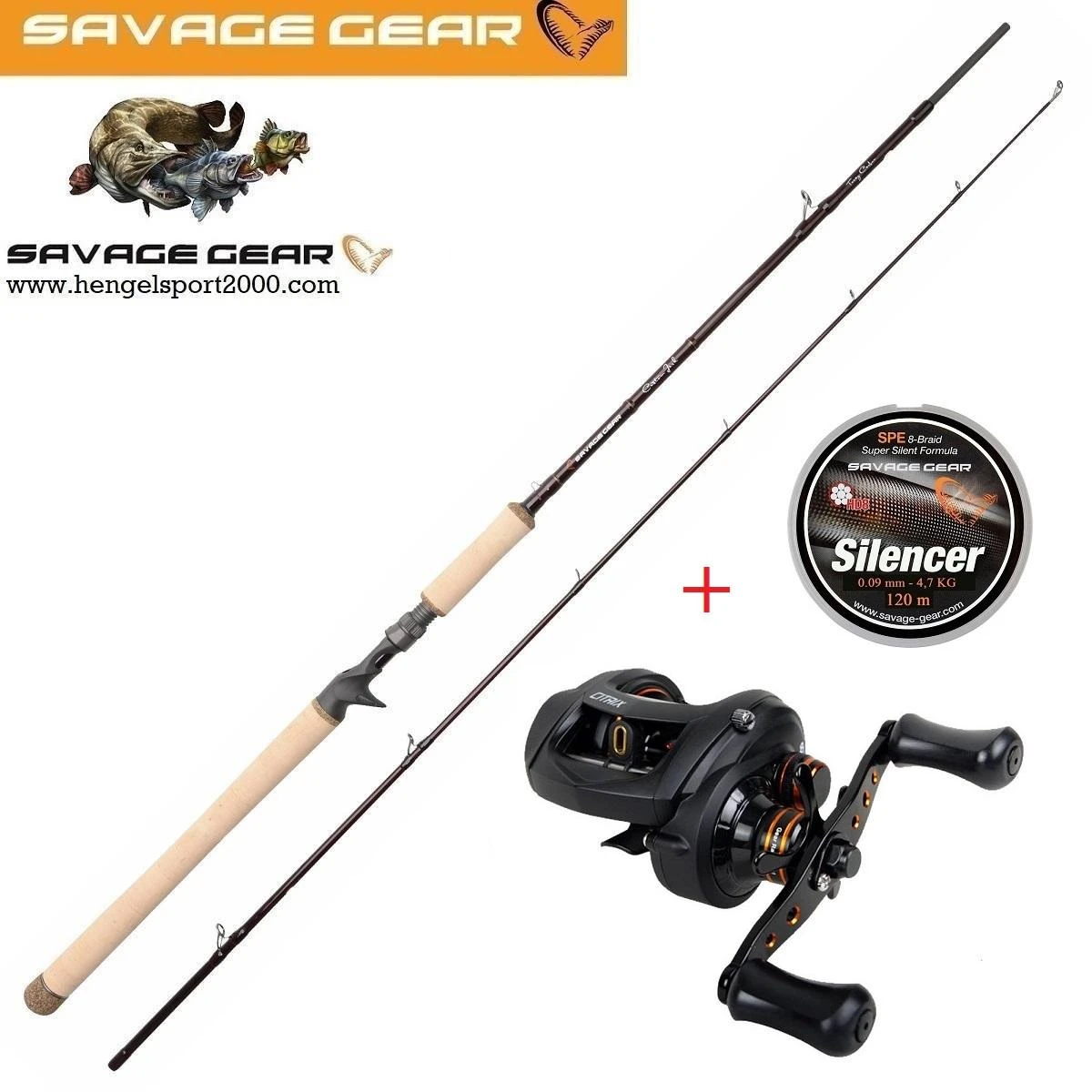 Savage Gear Roofvis Set Custom Jerk 203cm 125 Gram Plus Reel En Gevlochten Lijn 1 Savage Gear Roofvis Set Custom Jerk 203cm 125 Gram Plus Reel En Gevlochten Lijn