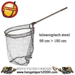 Savage Gear Full Frame Landing Net 55x47x53cm Rubber Mesh 20mm