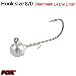 FOX RAGE Fox Pro Jig Heads 8-0 | 10 Gram