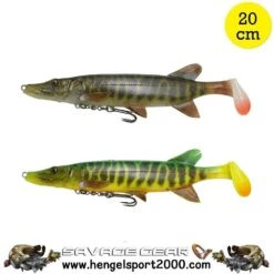Savage Gear 4D Pike Shad | Striped Pike