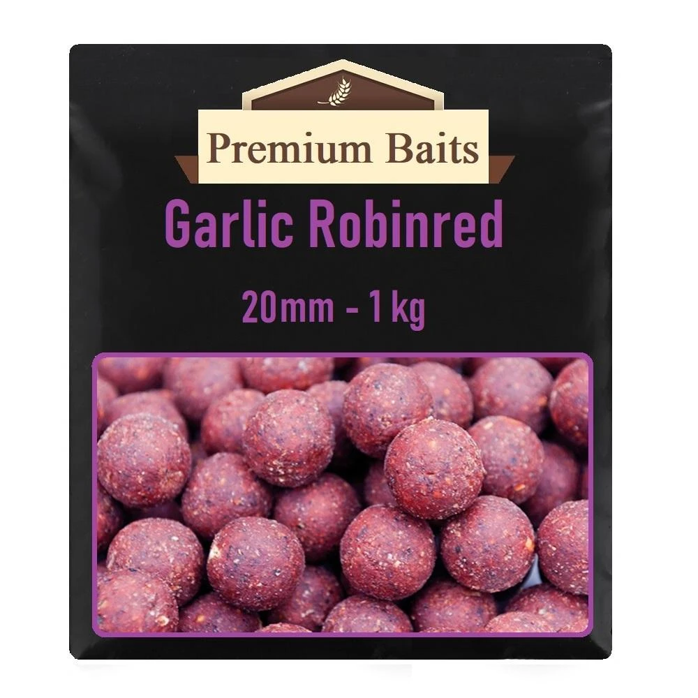 Premium Garlic Robinred Boilies 20mm 1 Kg 1 Premium Garlic Robinred Boilies 20mm 1 Kg