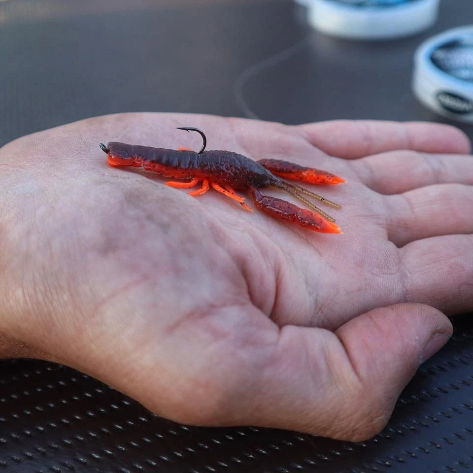 Savage Gear 3D Crayfish Rattling 6,7cm | Brown Orange 2 Savage Gear 3D Crayfish Rattling 6,7cm | Brown Orange - Afbeelding 2