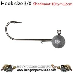 Savage Gear Ball Jig Heads Tournament Hook 3-0 (3 Stuks) | 7.5 Gram 3PCS