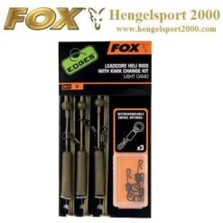Fox Leadcore Heli Rigs With Kwik Change Kit Light Camo