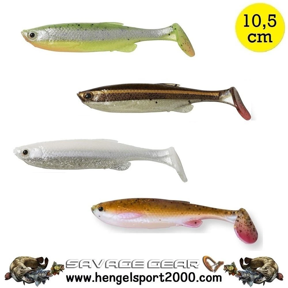 Savage Gear Fat Minnow T-Tail Shad 10.5 Cm | Fluo Green Silver 1 Savage Gear Fat Minnow T-Tail Shad 10.5 Cm | Fluo Green Silver