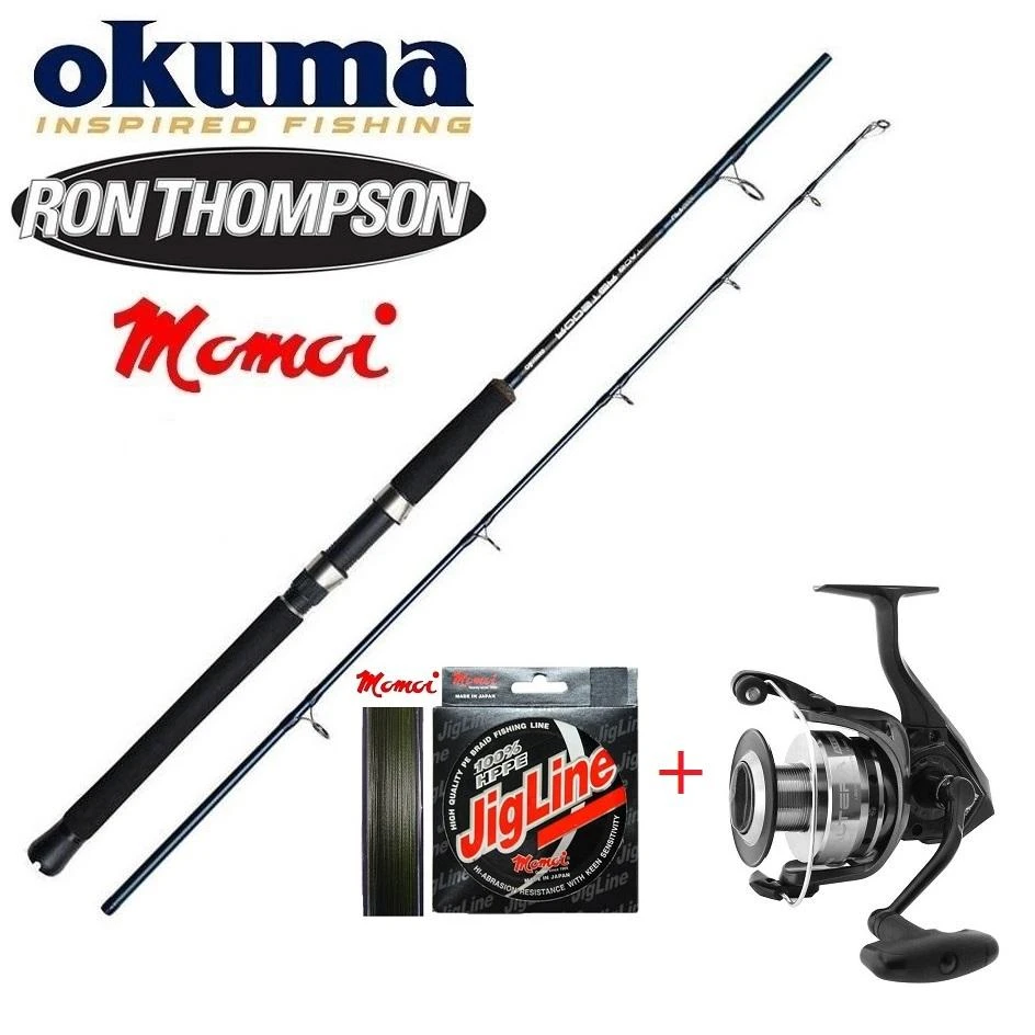 Okuma Meerval-Zeevis Set Rodster UFR 210cm 20-30LBS Plus Molen En Lijn 1 Okuma Meerval-Zeevis Set Rodster UFR 210cm 20-30LBS Plus Molen En Lijn
