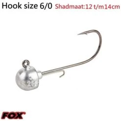 FOX RAGE Fox Pro Jig Heads 6-0 | 10 Gram