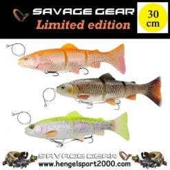 Savage Gear 4D Line Thru Trout 30 Cm | Brown Trout UV Belly MS