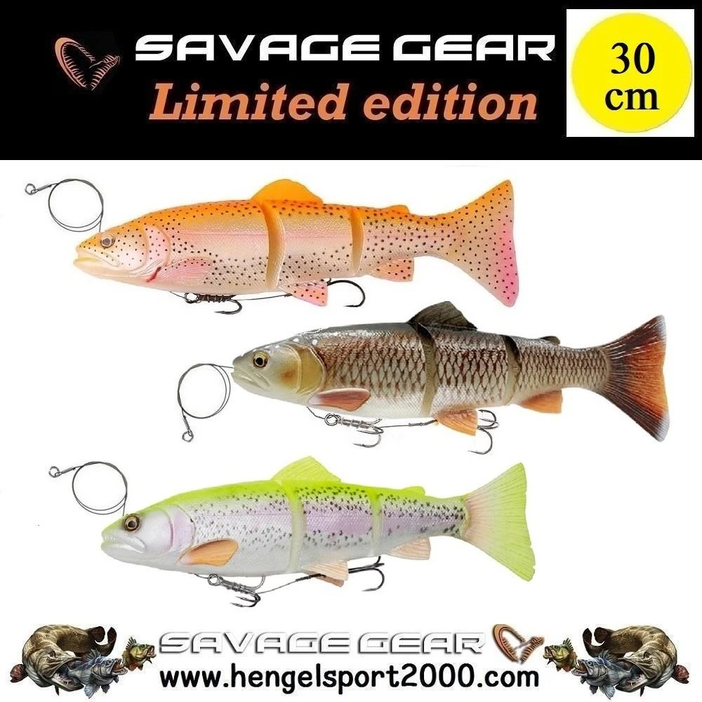 Savage Gear 4D Line Thru Trout 30 Cm | Brown Trout UV Belly MS 1 Savage Gear 4D Line Thru Trout 30 Cm | Brown Trout UV Belly MS