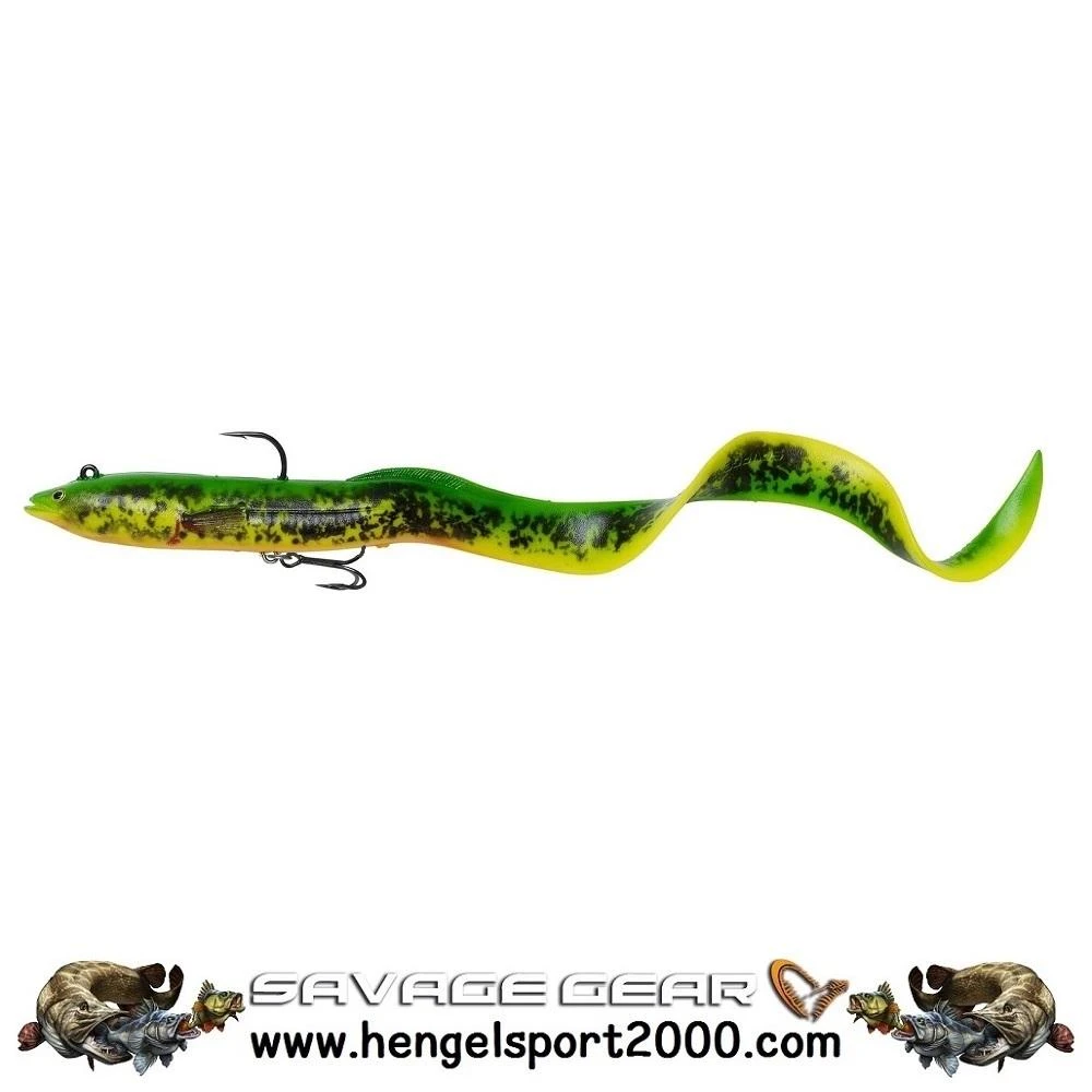 Savage Gear 4D Real Eel Ready To Fish 30cm | Fire Tiger PHP 2 Savage Gear 4D Real Eel Ready To Fish 30cm | Fire Tiger PHP - Afbeelding 2