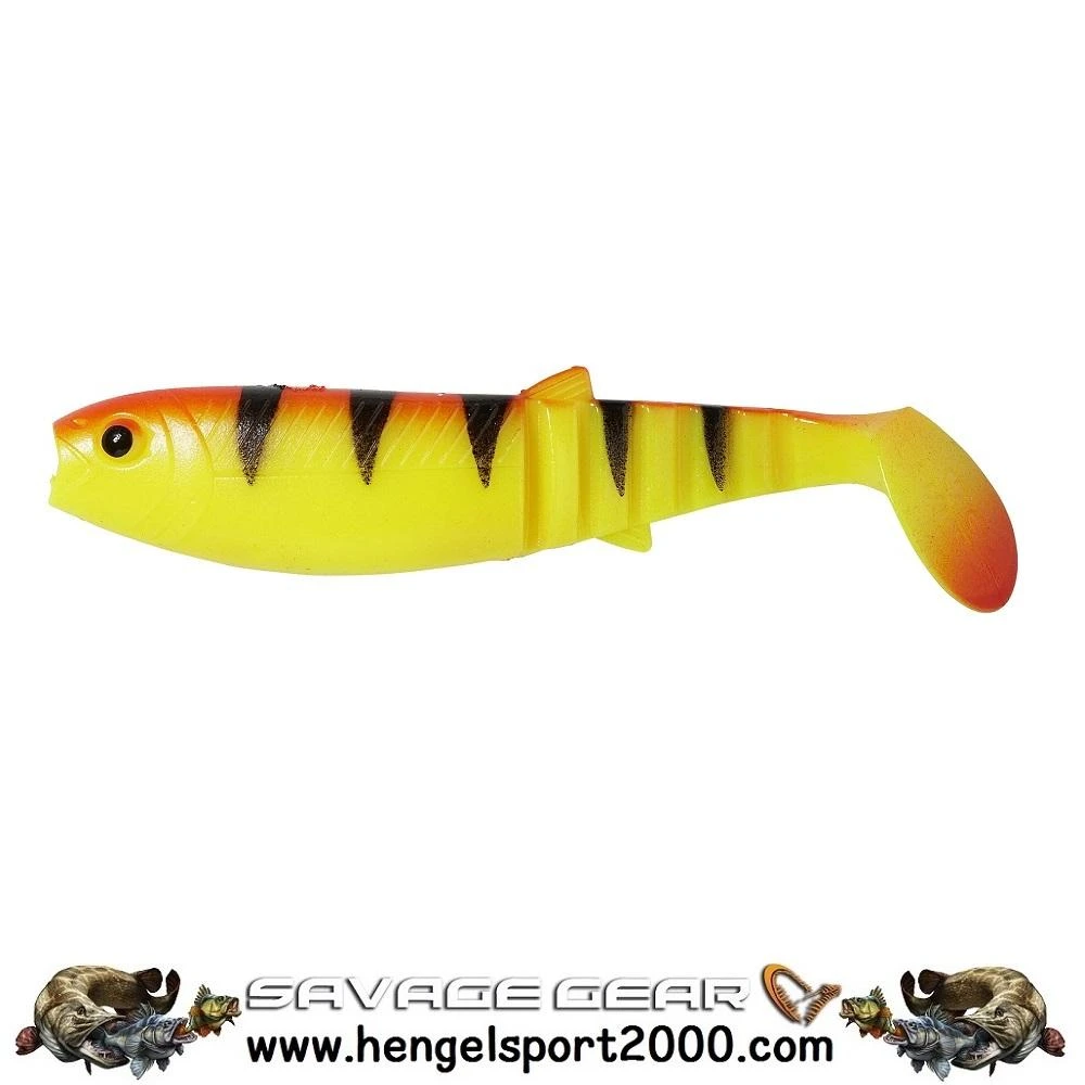 Savage Gear Cannibal Shad 10 Cm | Golden Ambulance 2 Savage Gear Cannibal Shad 10 Cm | Golden Ambulance - Afbeelding 2