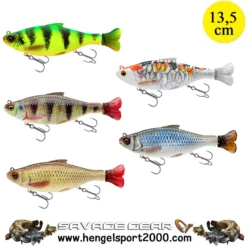 Savage Gear 3D Hard Pulsetail Roach 13,5cm | Firetiger
