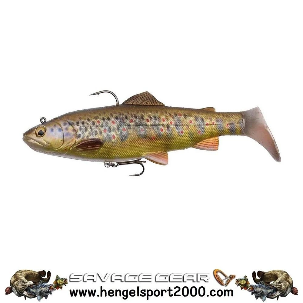 Savage Gear 4D Rattle Trout 12.5 Cm | Dark Brown 2 Savage Gear 4D Rattle Trout 12.5 Cm | Dark Brown - Afbeelding 2
