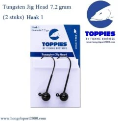 Toppies Fishing Tungsten Jigheads Black 7.2 Gram | H1 (2 PCS) -Visuitrusting Winkel dea3875dfda5ffa8e749d1ad1384cb4c
