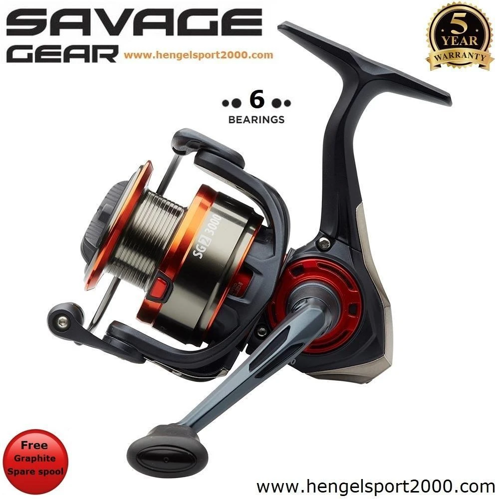 Savage Gear Roofvis Set SG2 Power Game Rod 198cm 20-60 Gram Plus SG2 Molen En Gevlochten Lijn 3 Savage Gear Roofvis Set SG2 Power Game Rod 198cm 20-60 Gram Plus SG2 Molen En Gevlochten Lijn - Afbeelding 3