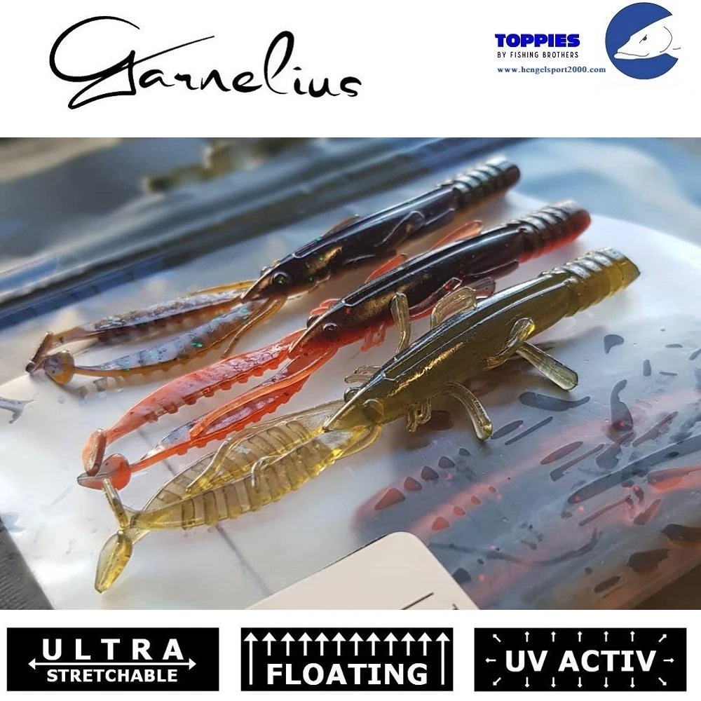 Toppies Fishing Garnelius 7cm | Chartreuse 3 Toppies Fishing Garnelius 7cm | Chartreuse - Afbeelding 3