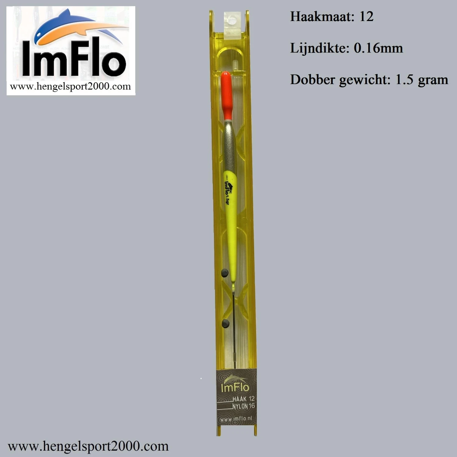 Witvis Tuigje Type-A21 Dobber 1.5 Gram 1 Witvis Tuigje Type-A21 Dobber 1.5 Gram