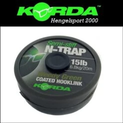 Korda N-Trap Semi Stiff Green | 15 Lb